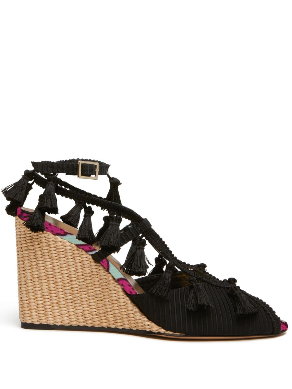 La DoubleJ Feria wedge sandals - Black von La DoubleJ