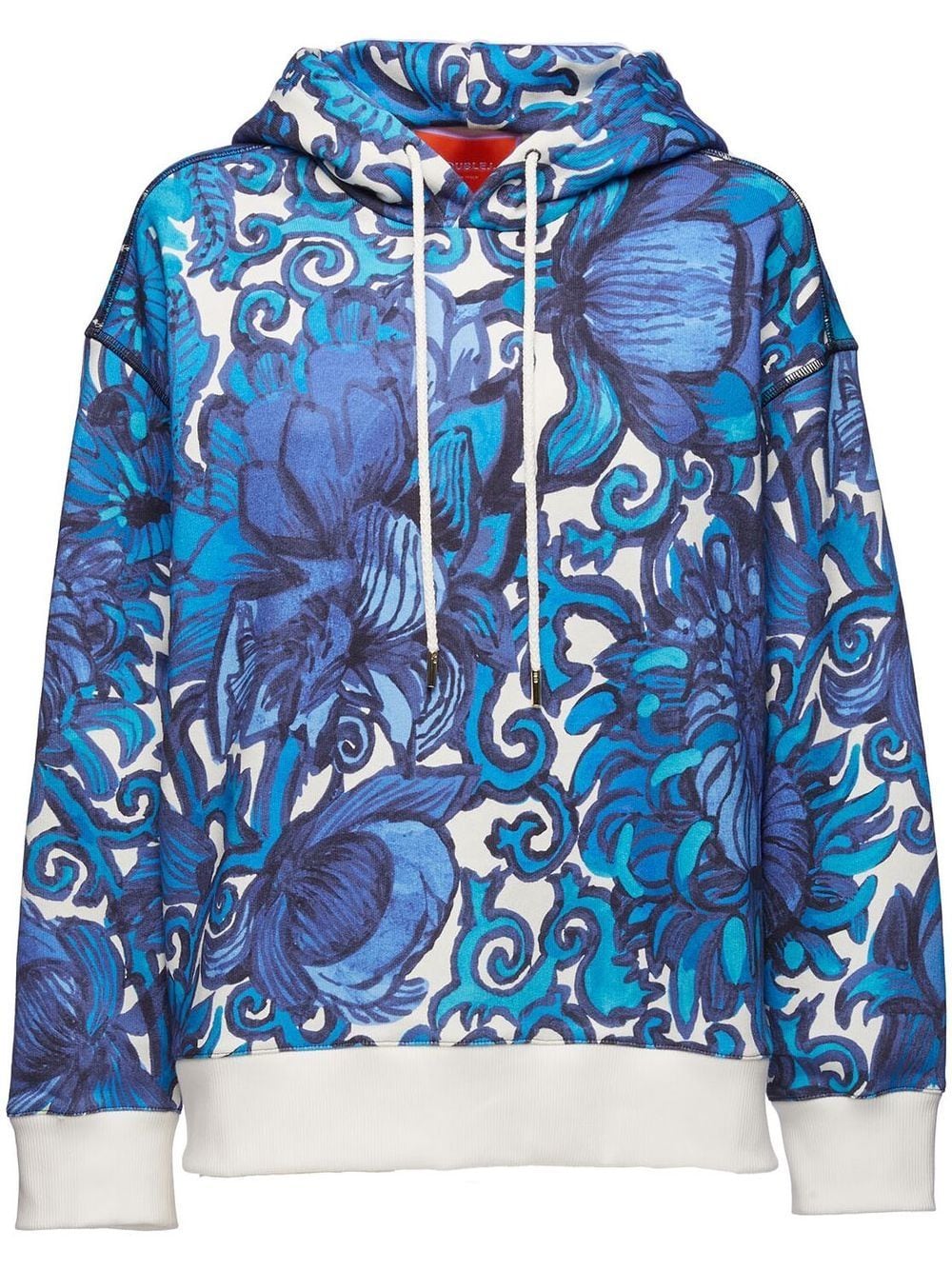 La DoubleJ Harvey Anemone printed hoodie - Blue von La DoubleJ