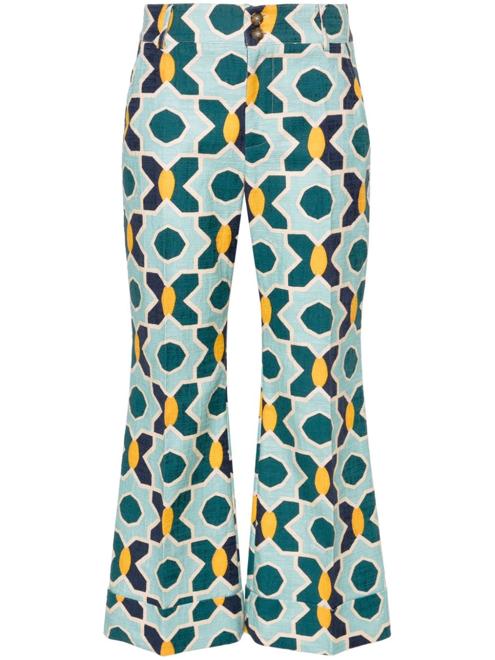 La DoubleJ Hendrix jacquard tailored trousers - Blue von La DoubleJ