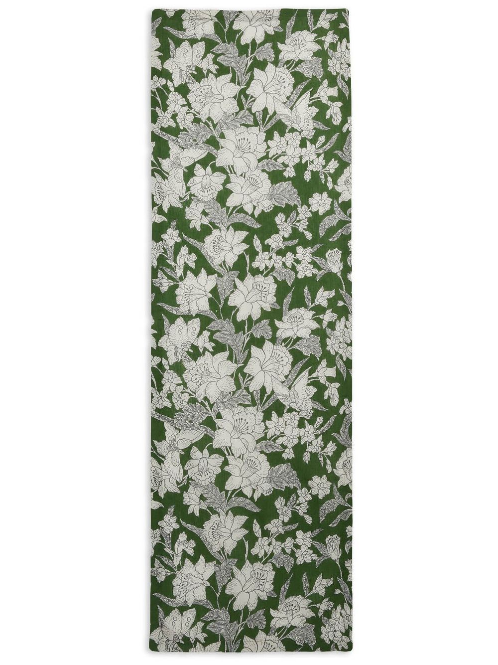 La DoubleJ Lilium Avorio-print table runner (50x80cm) - Green von La DoubleJ