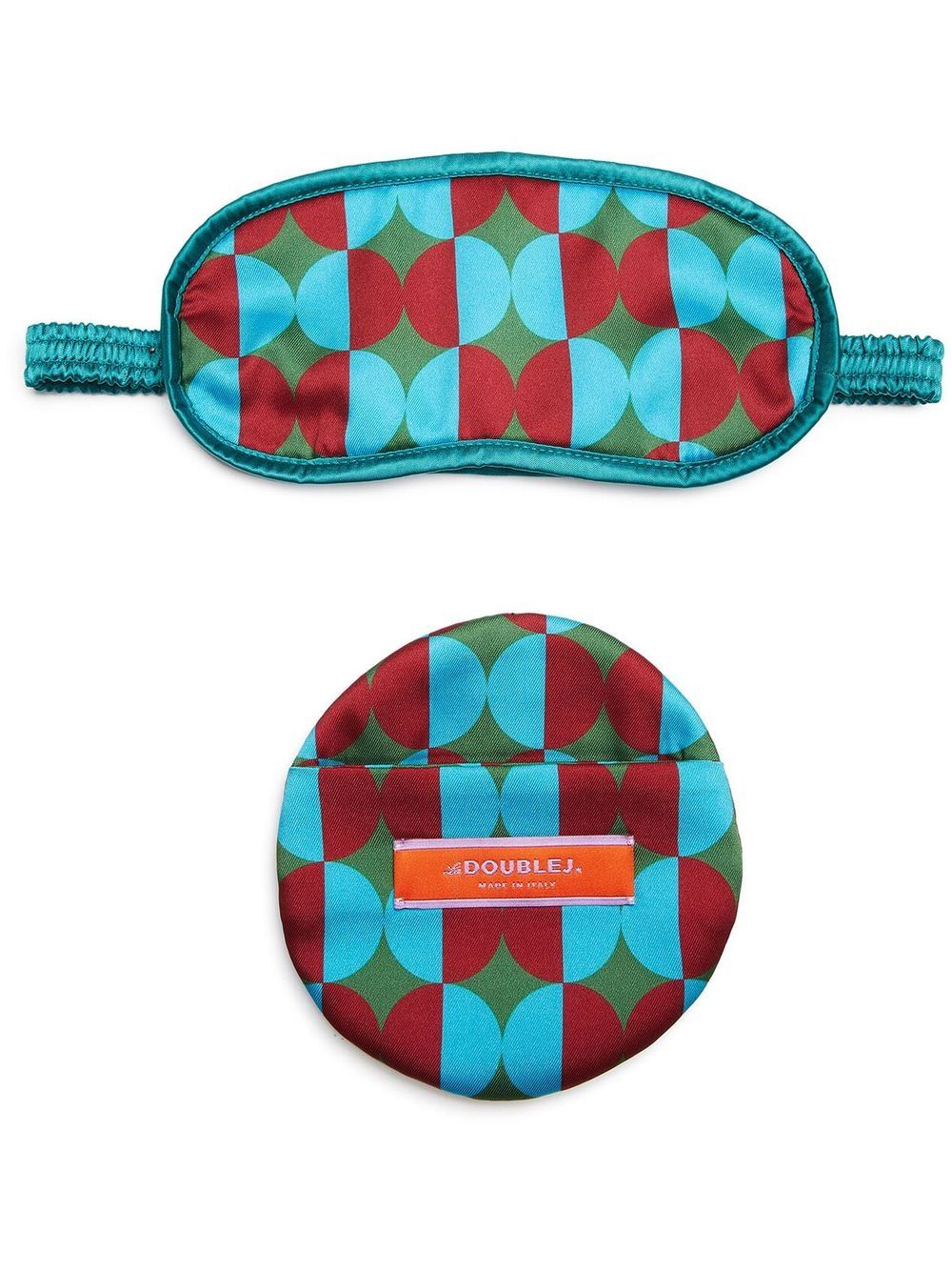 La DoubleJ Mezzaluna eye-mask and case - Green von La DoubleJ