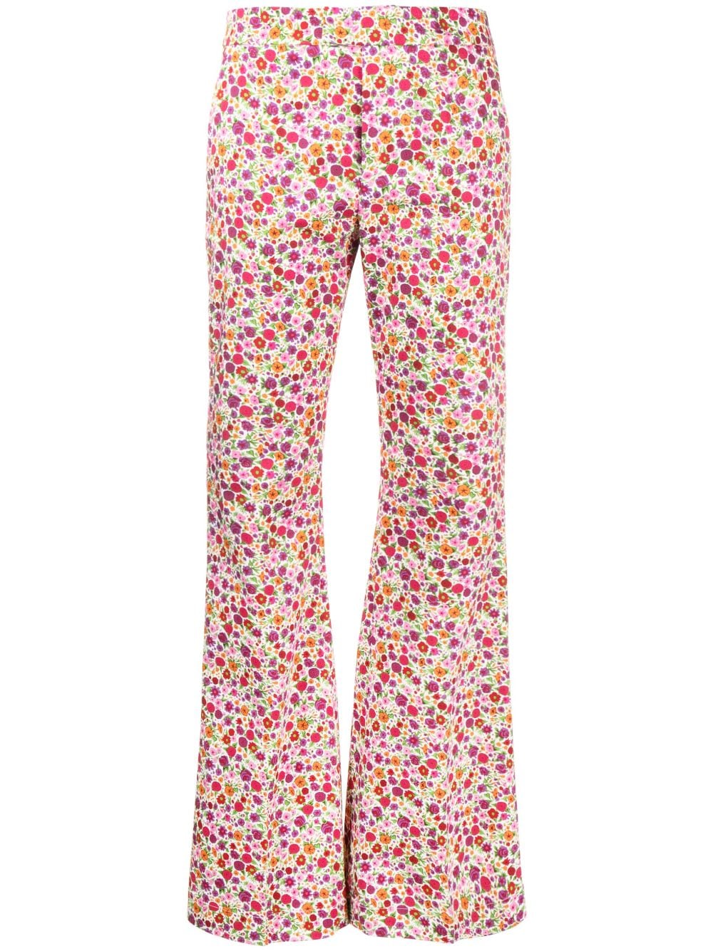 La DoubleJ Saturday floral-print flared trousers - Pink von La DoubleJ