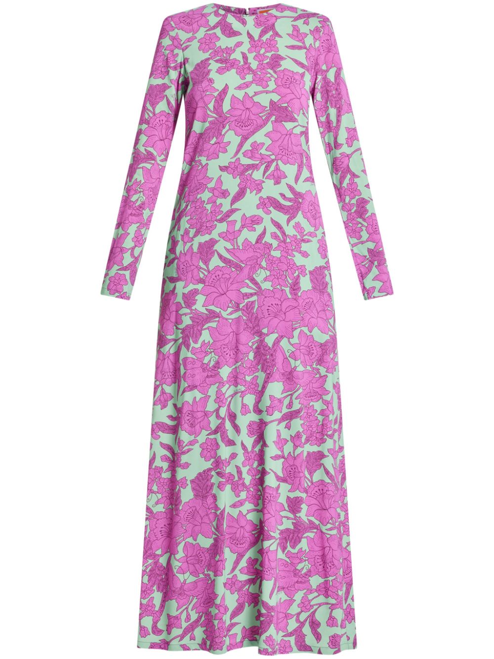 La DoubleJ Swing floral-print maxi dress - Purple von La DoubleJ