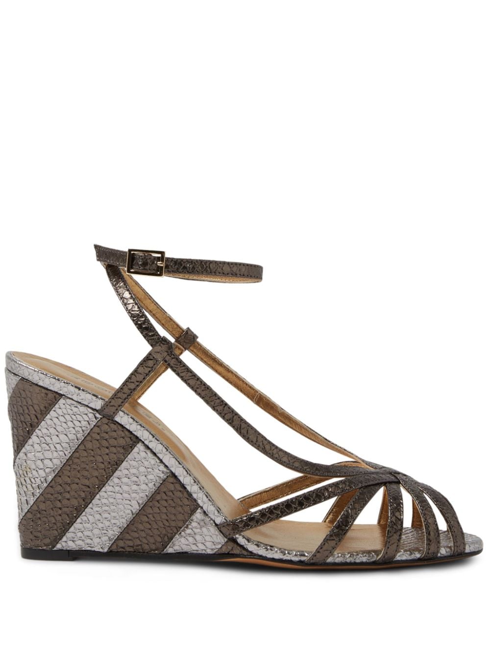 La DoubleJ The Weekend wedge sandals - Grey von La DoubleJ