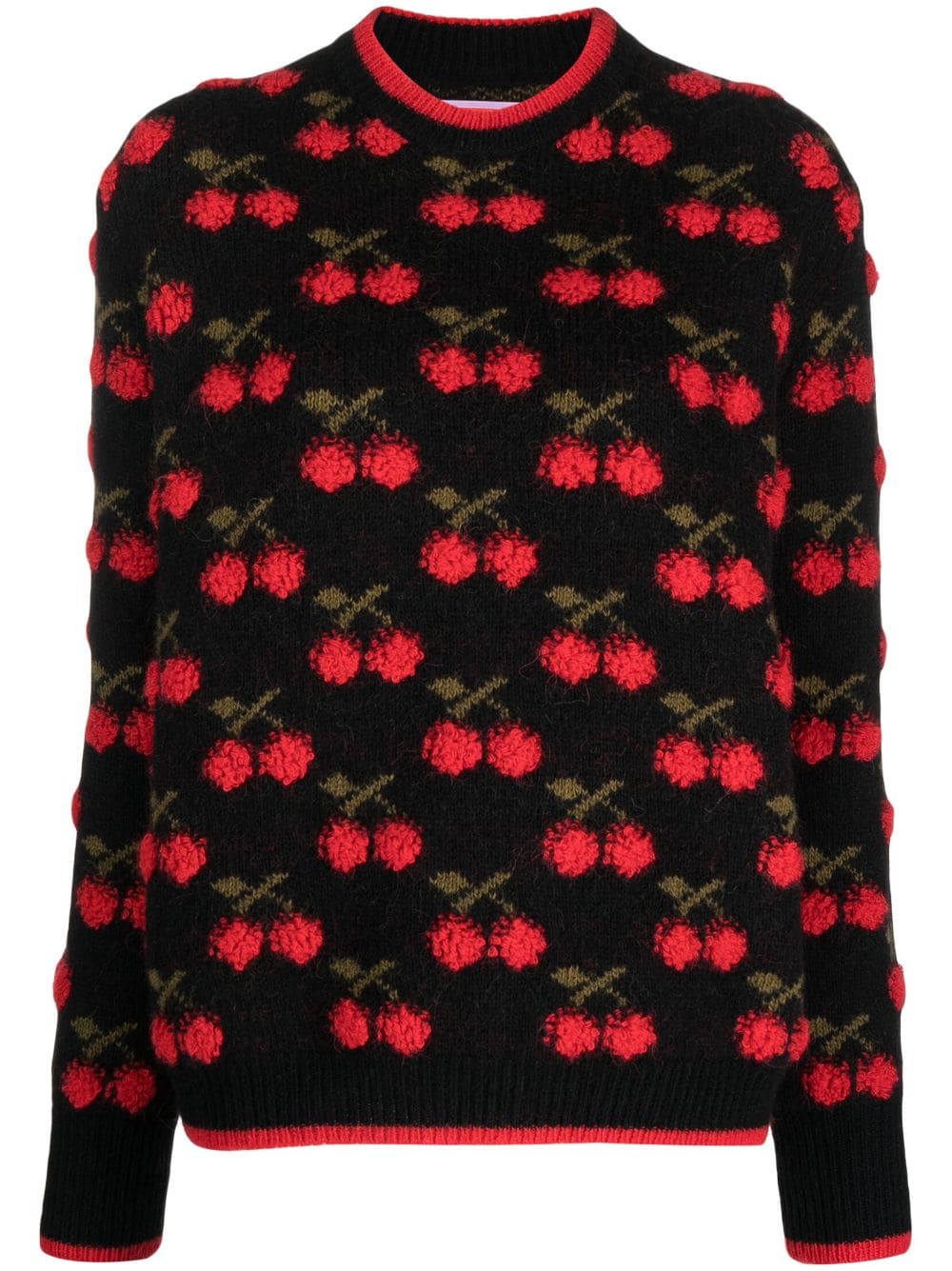 La DoubleJ cherry-print jumper - Black von La DoubleJ