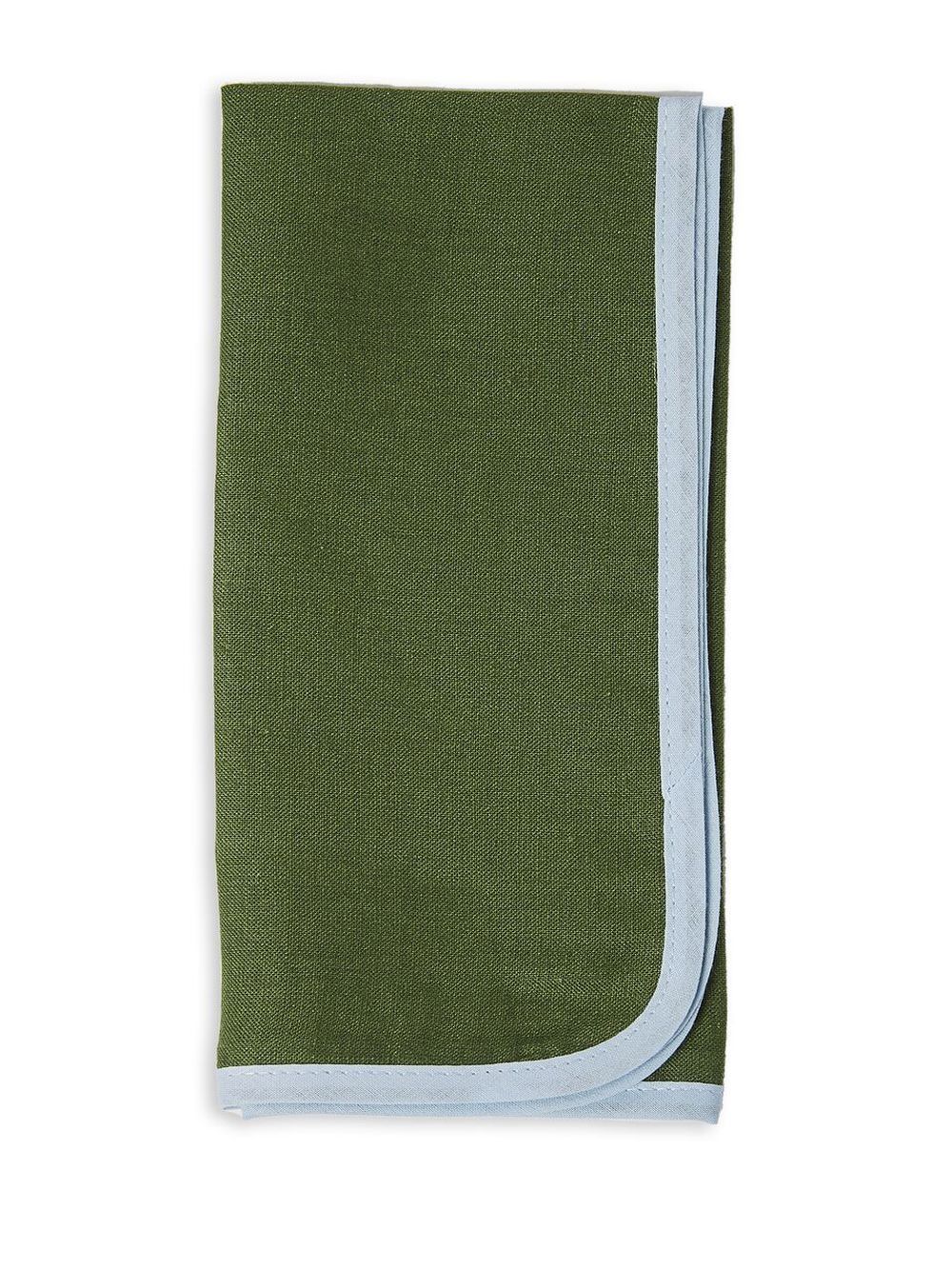 La DoubleJ contrast trimming napkin two-piece set - Green von La DoubleJ