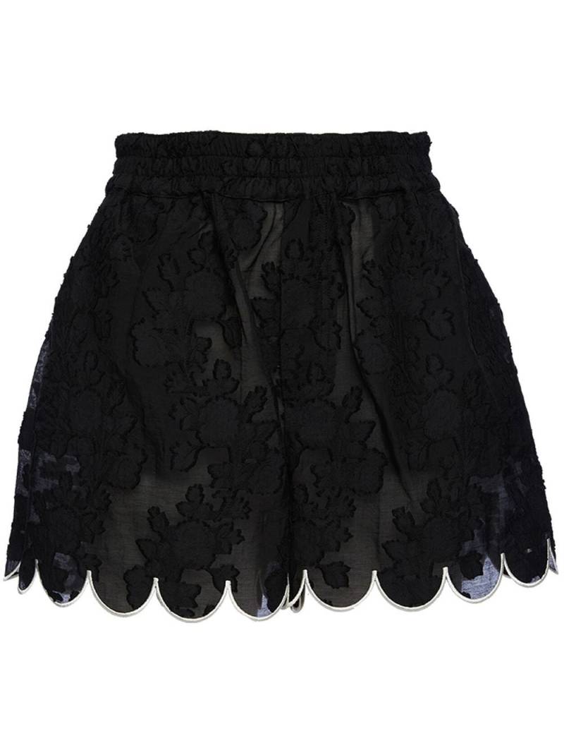 La DoubleJ floral jacquard shorts - Black von La DoubleJ