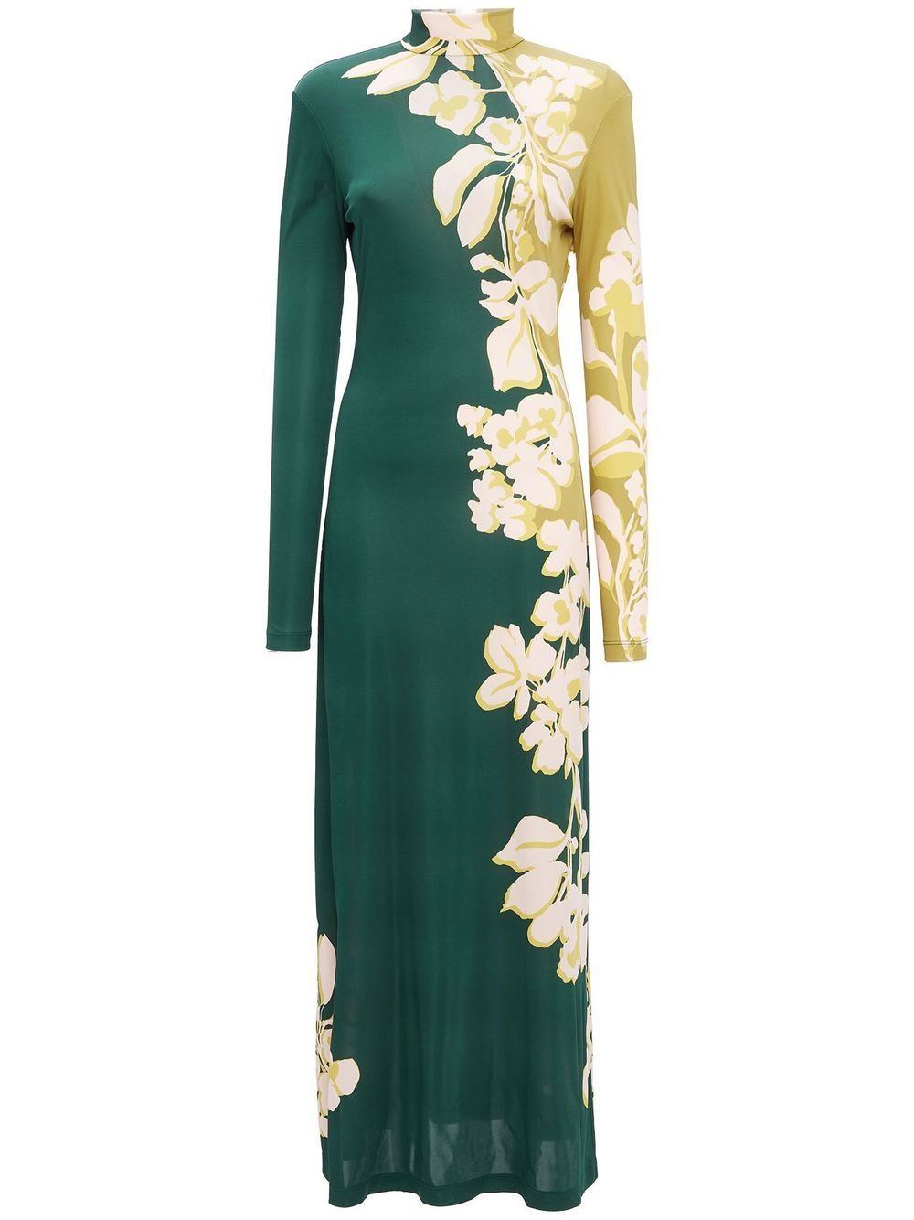 La DoubleJ floral-print long-sleeved dress - Green von La DoubleJ