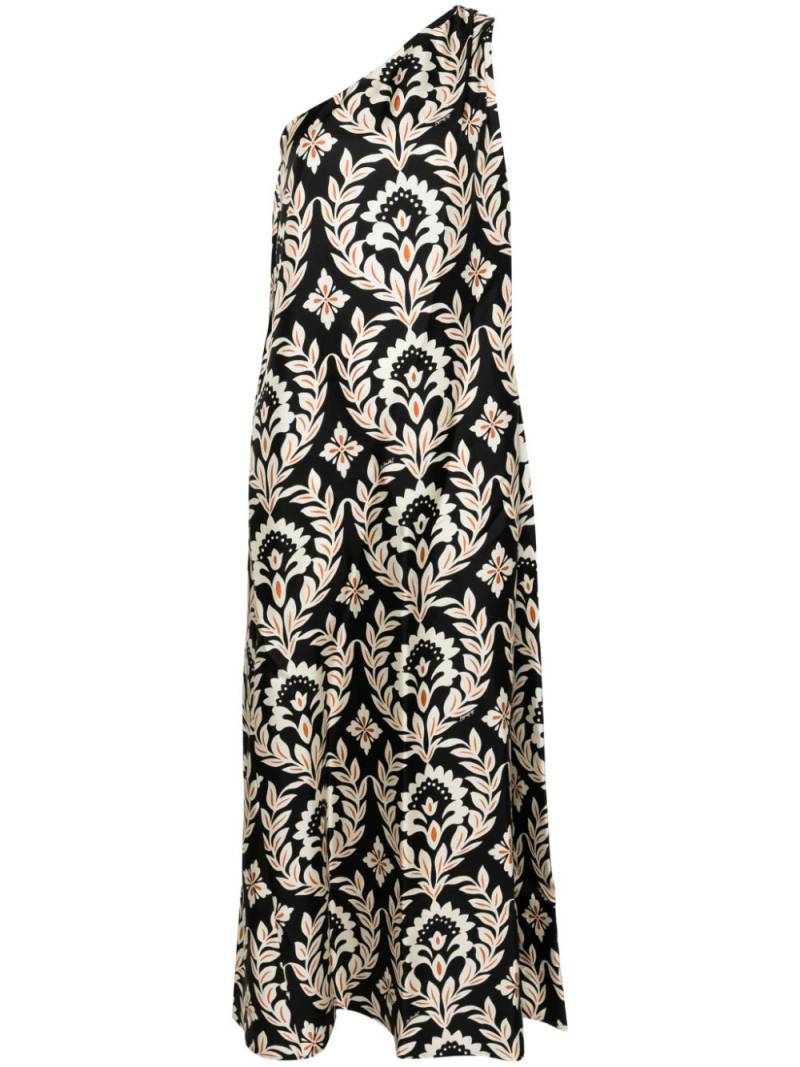 La DoubleJ floral-print silk maxi dress - Black von La DoubleJ