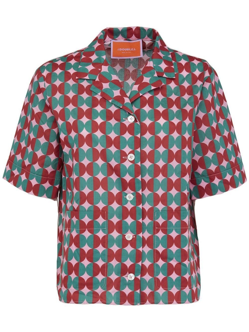 La DoubleJ geometric-print pajama set - Red von La DoubleJ