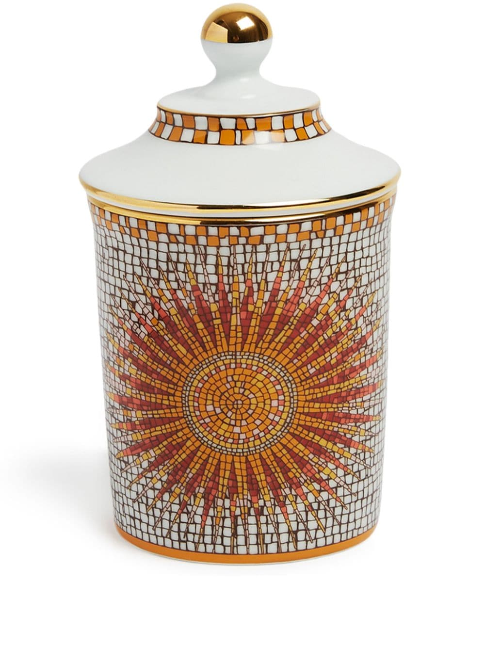 La DoubleJ geometric-print porcelain mug (10cm) - Yellow von La DoubleJ