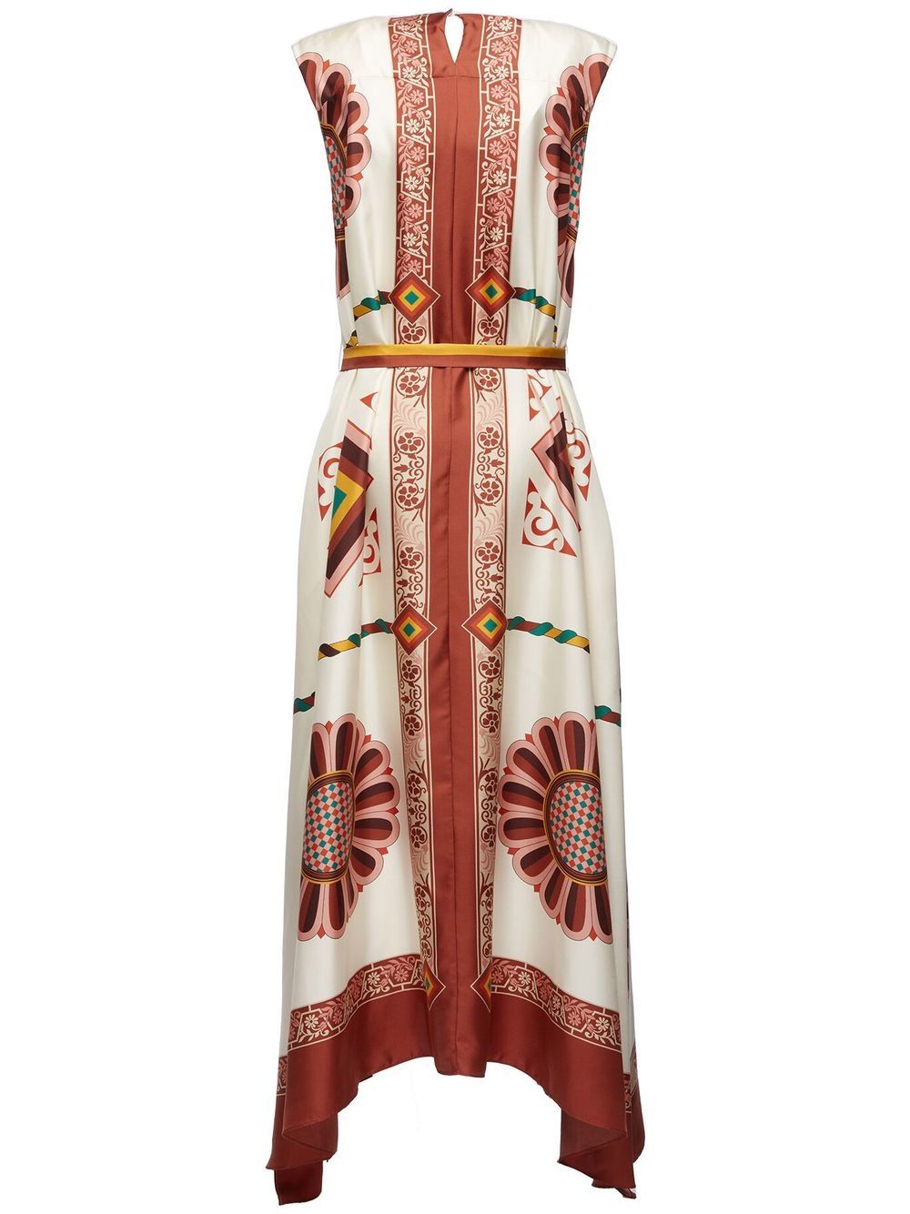 La DoubleJ graphic-print asymmetric dress - White von La DoubleJ