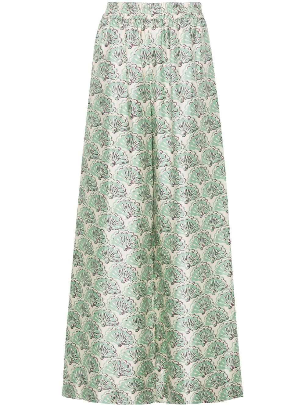 La DoubleJ high-waist palazzo pants - Green von La DoubleJ