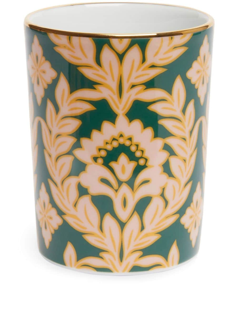 La DoubleJ leaf-print porcelain cup - Green von La DoubleJ