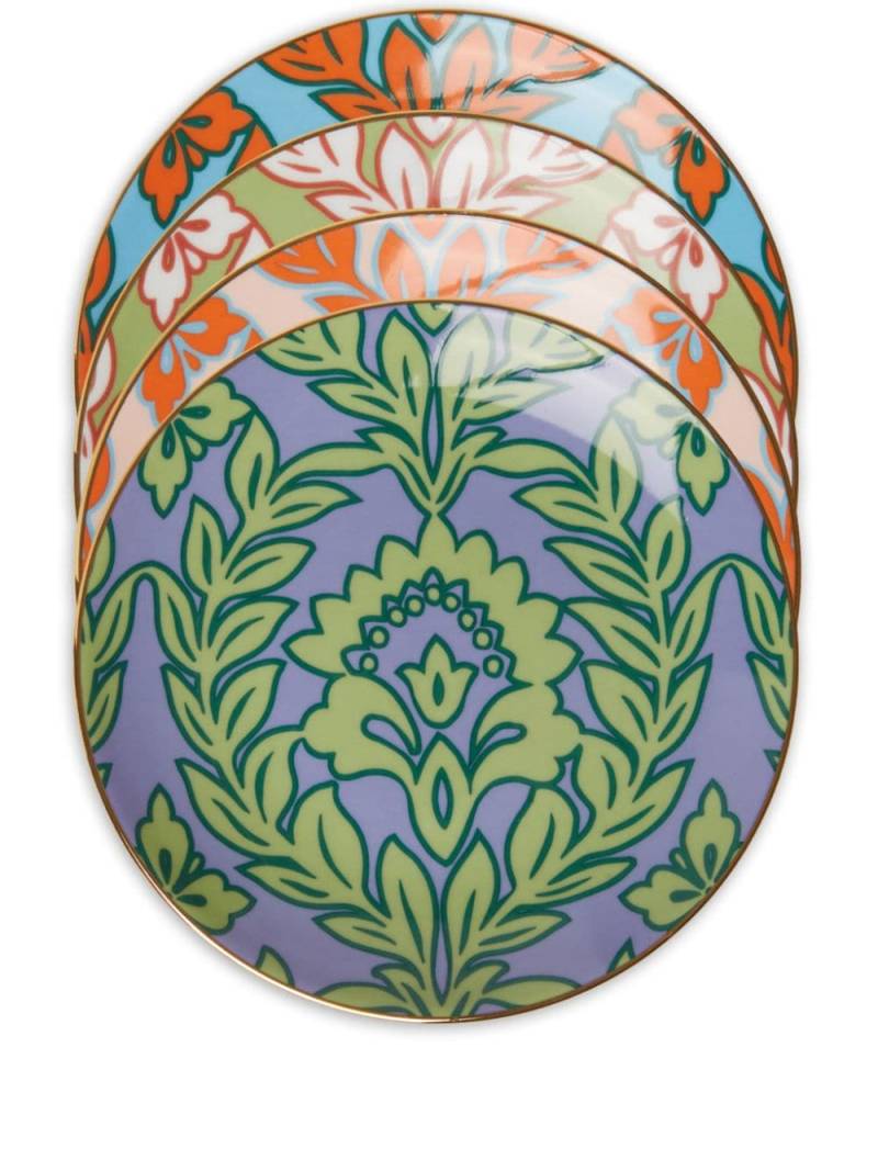 La DoubleJ mixed porcelain side plates (set of 4) - Multicolour von La DoubleJ