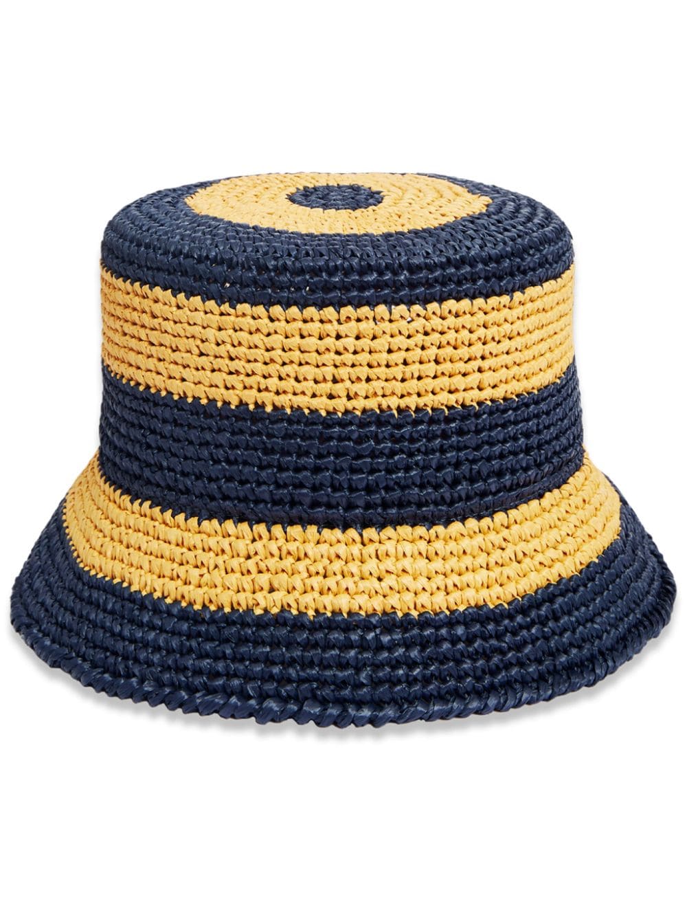 La DoubleJ striped bucket hat - Blue von La DoubleJ