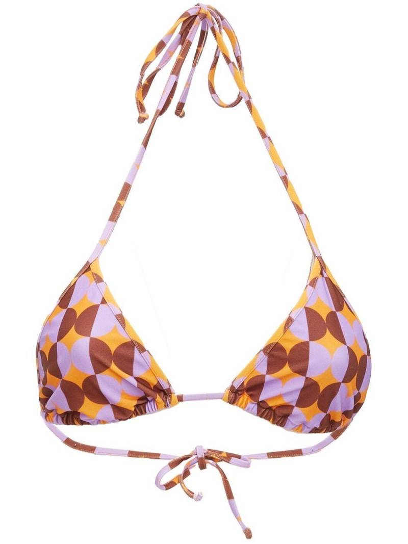 La DoubleJ triangle bikini top - Orange von La DoubleJ