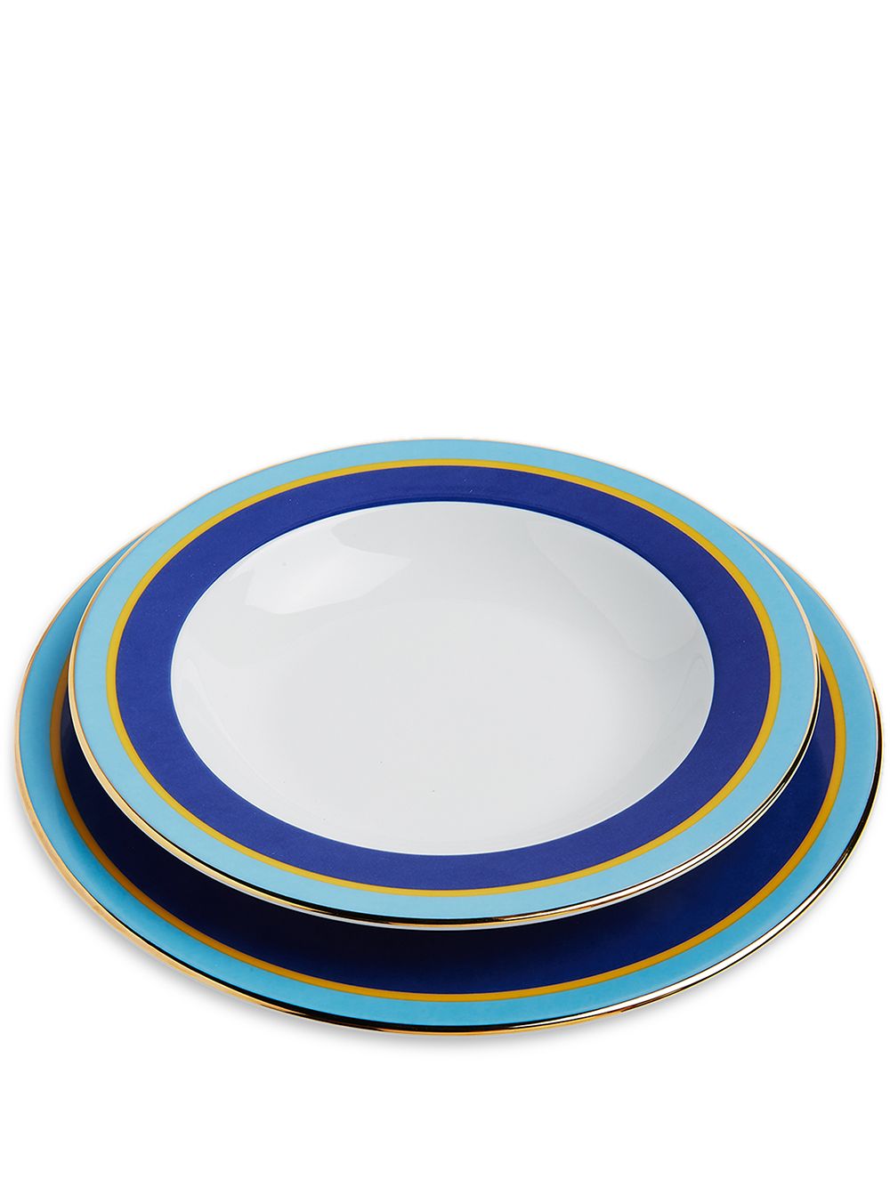 La DoubleJ Rainbow dinner set - Blue von La DoubleJ