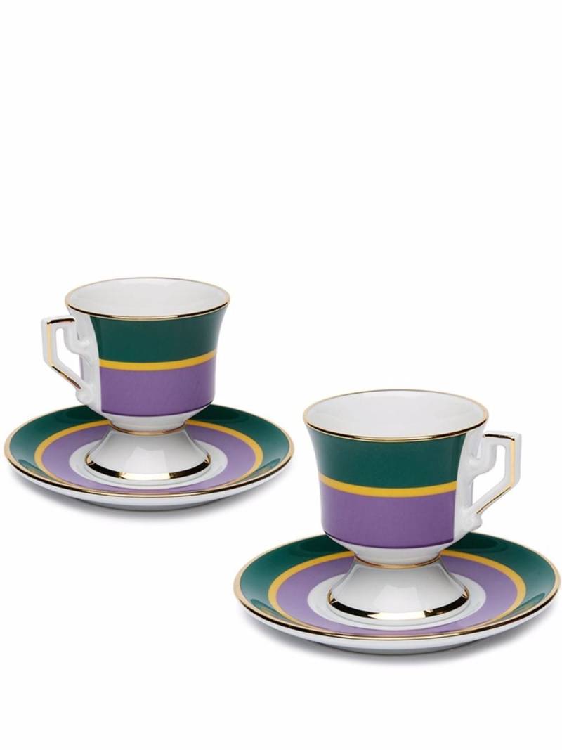 La DoubleJ set of 2 espresso cups - Purple von La DoubleJ