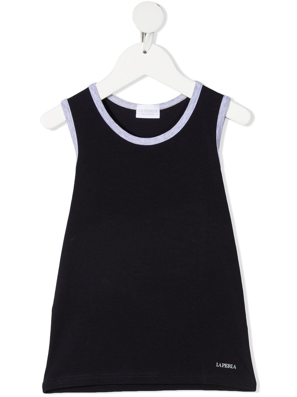 La Perla Kids contrast-trimmed tank top - Blue von La Perla Kids