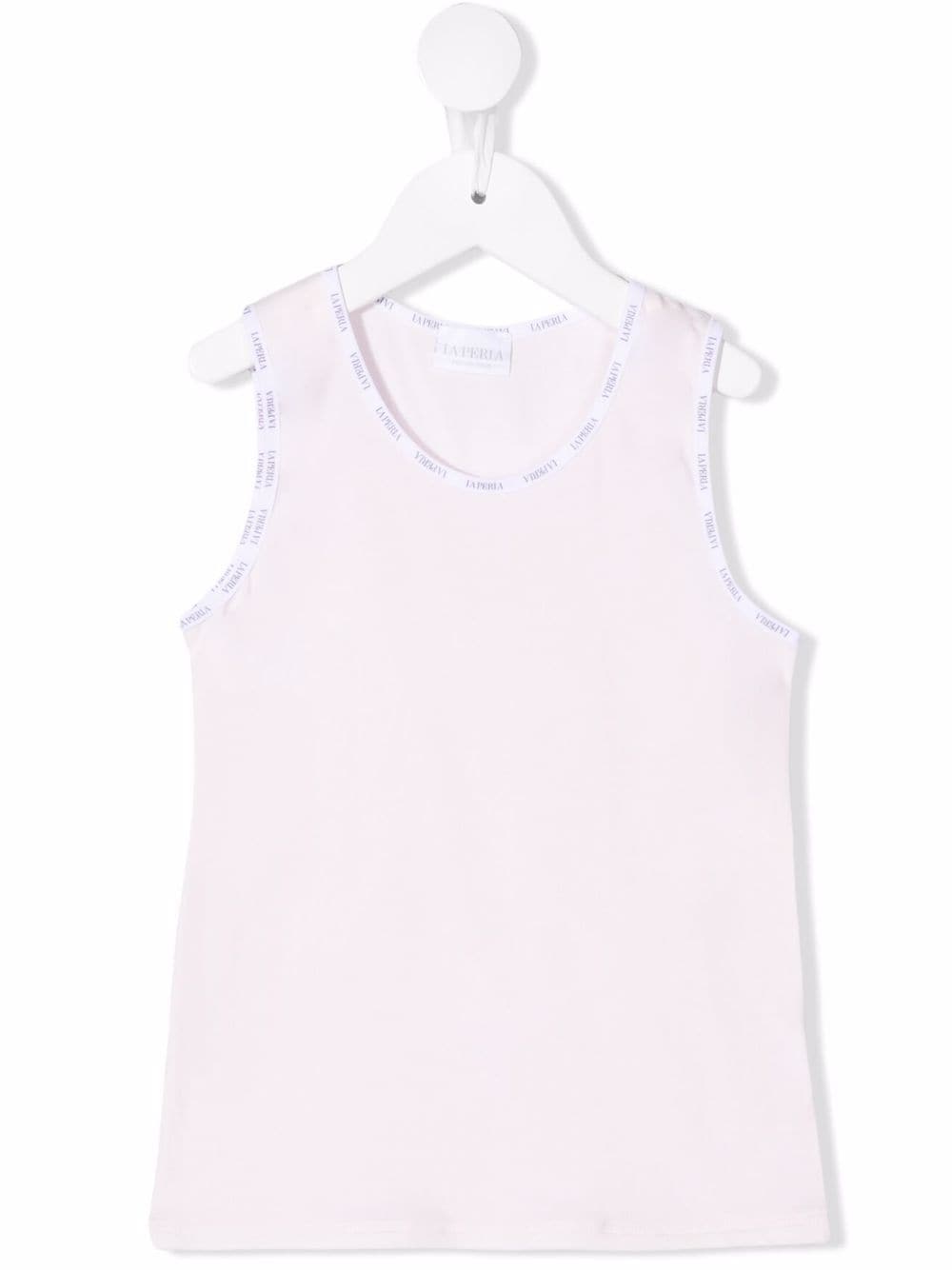 La Perla Kids logo-trimmed tank top - Pink von La Perla Kids