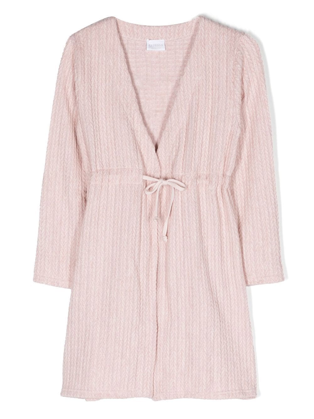 La Perla Kids long-sleeve dressing gown - Pink von La Perla Kids