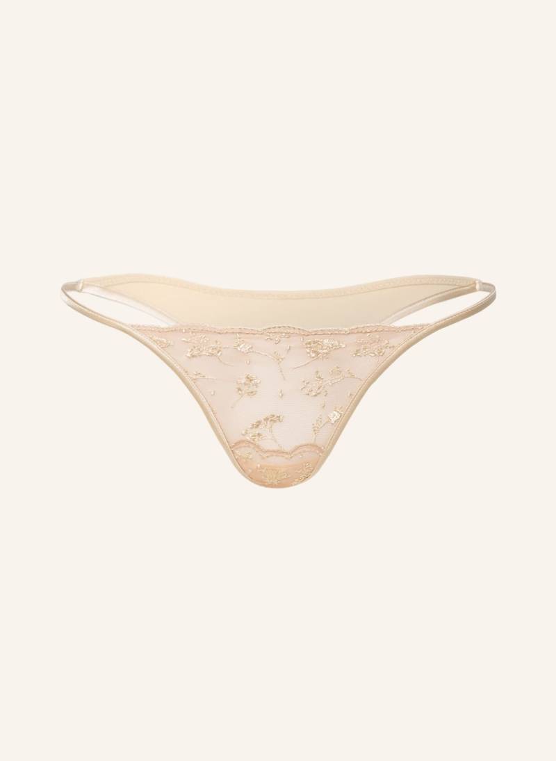 La Perla String Midnight Botanica beige von La Perla