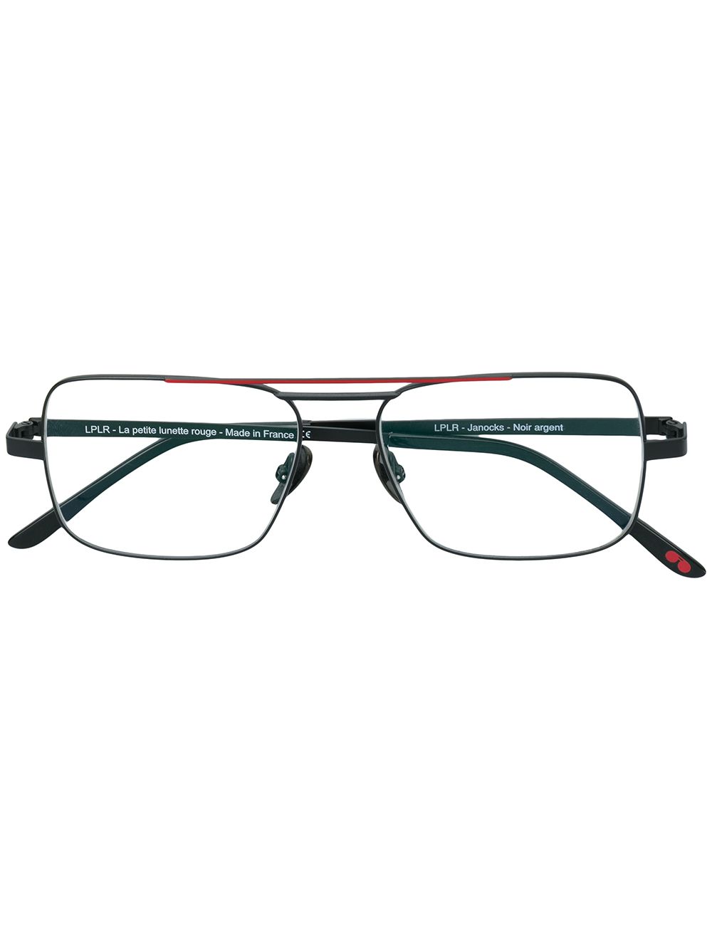 La Petite Lunette Rouge Janocks glasses - Black von La Petite Lunette Rouge