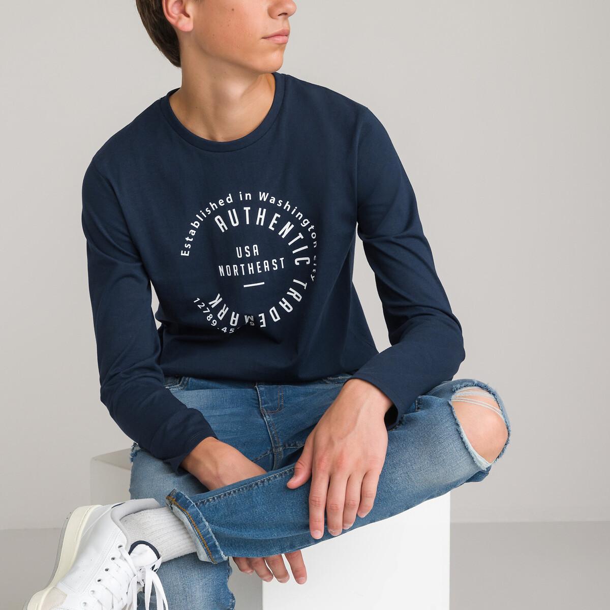2er-pack Langarm-shirts Jungen Blau XS von La Redoute Collections
