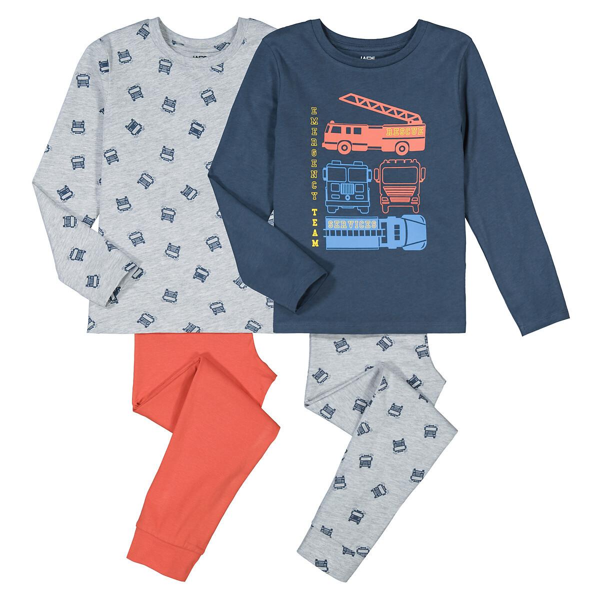 2er-pack Pyjamas Mit Lastern Jungen  102 von La Redoute Collections