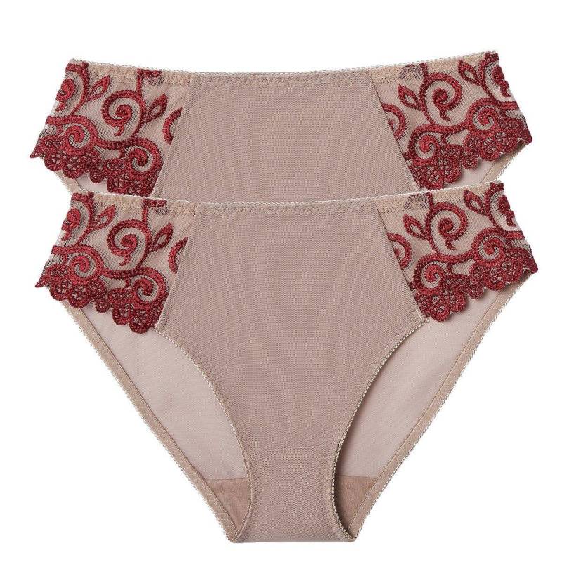 2er-pack Slips Lyssa Damen Beige 33/34 von La Redoute Collections