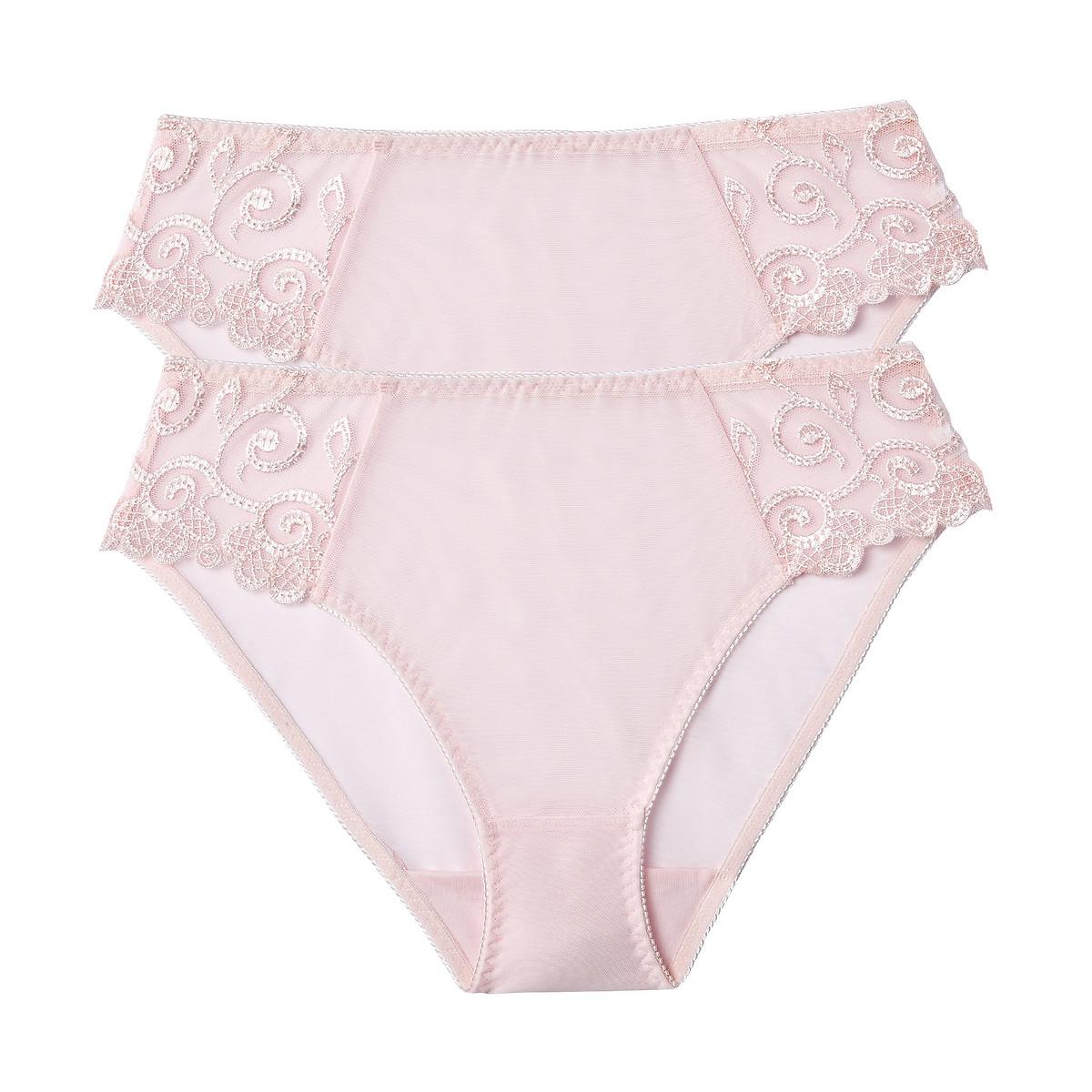 2er-pack Slips Lyssa Damen Rosa 46 von La Redoute Collections