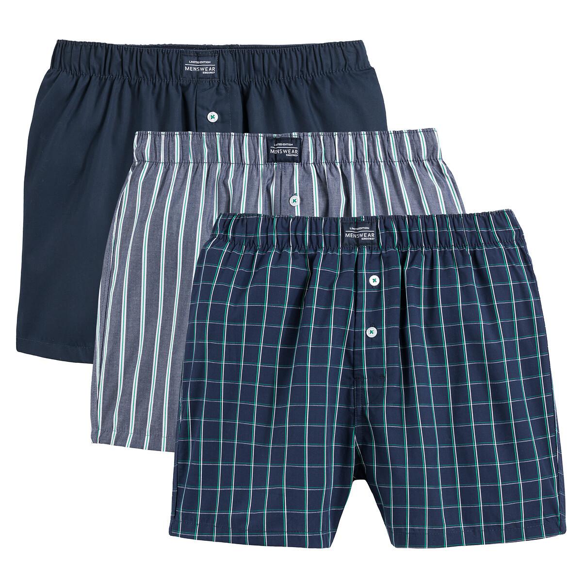 3er-pack Boxershorts Herren Blau 3XL von La Redoute Collections