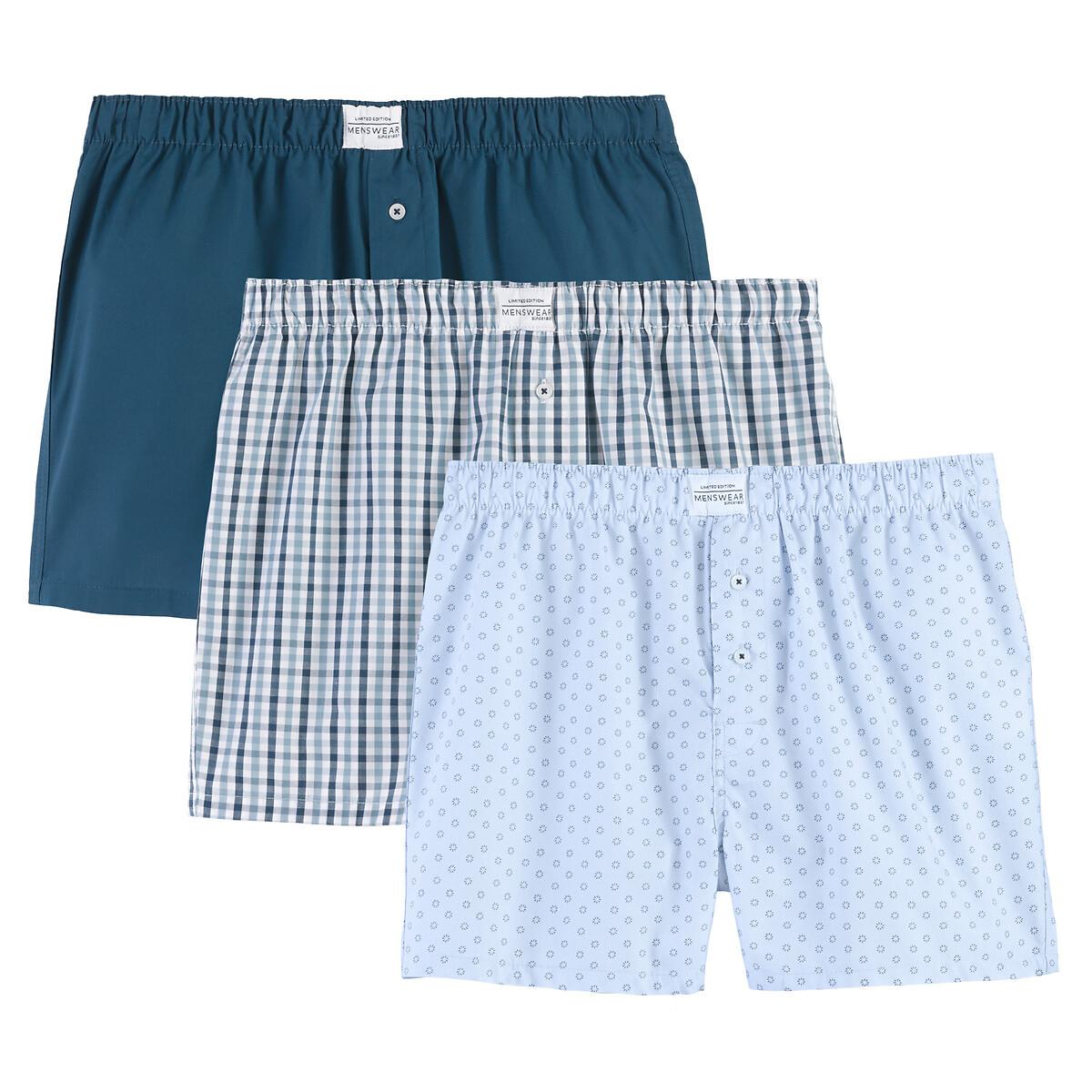 3er-pack Boxershorts Herren Blau L von La Redoute Collections