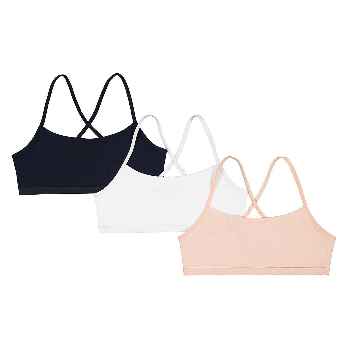3er-pack Bustiers Unisex Weiss 12A von La Redoute Collections