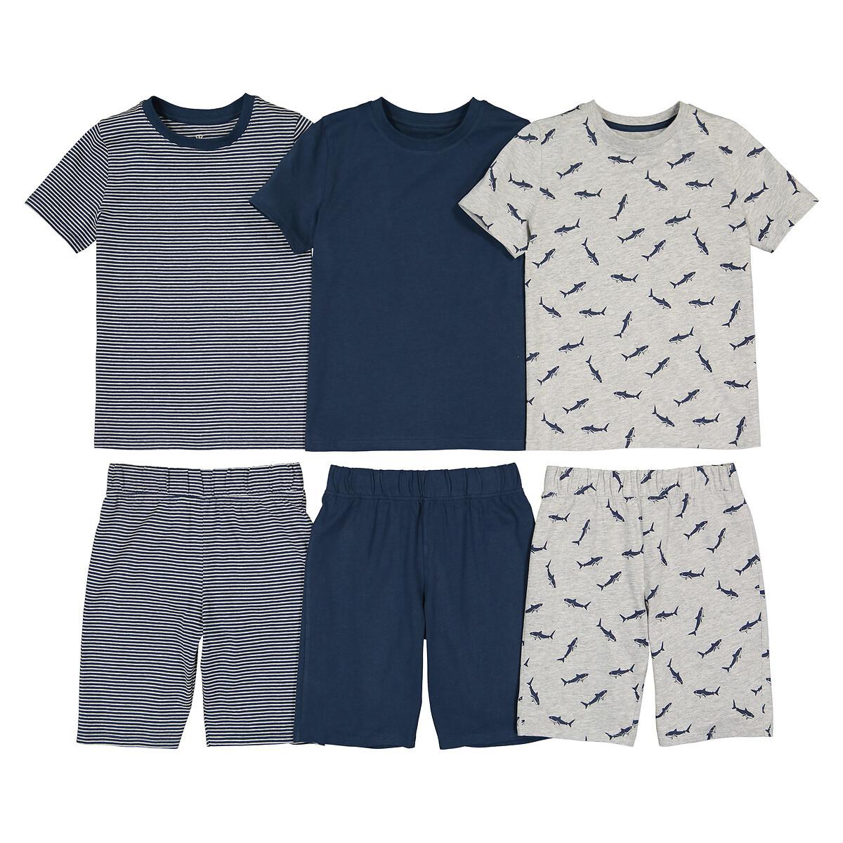 3er-pack Kurzpyjamas Jungen Blau 158/164 von La Redoute Collections