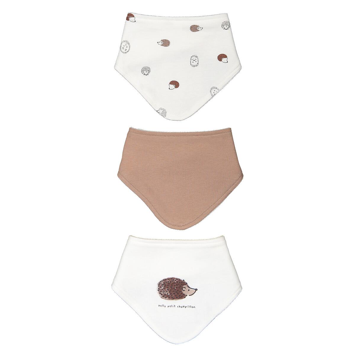 3er-pack Lätzchen Unisex Beige ONE SIZE von La Redoute Collections