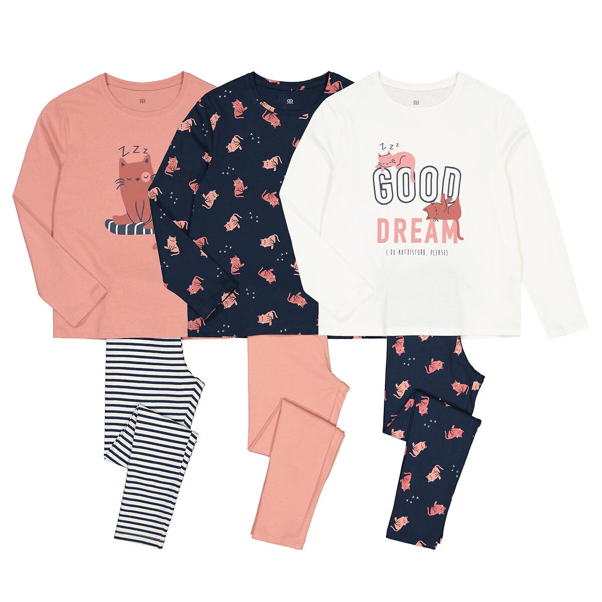 3er-pack Pyjamas Mädchen Blau 134/140 von La Redoute Collections