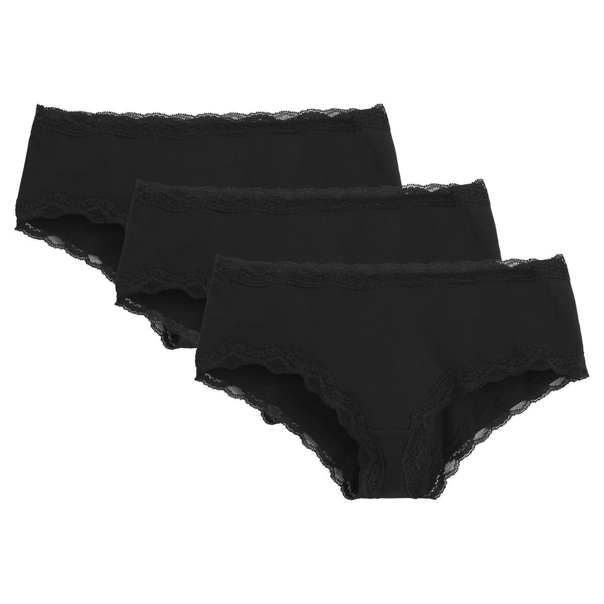 3er-pack Shortys Damen Schwarz 33/34 von La Redoute Collections