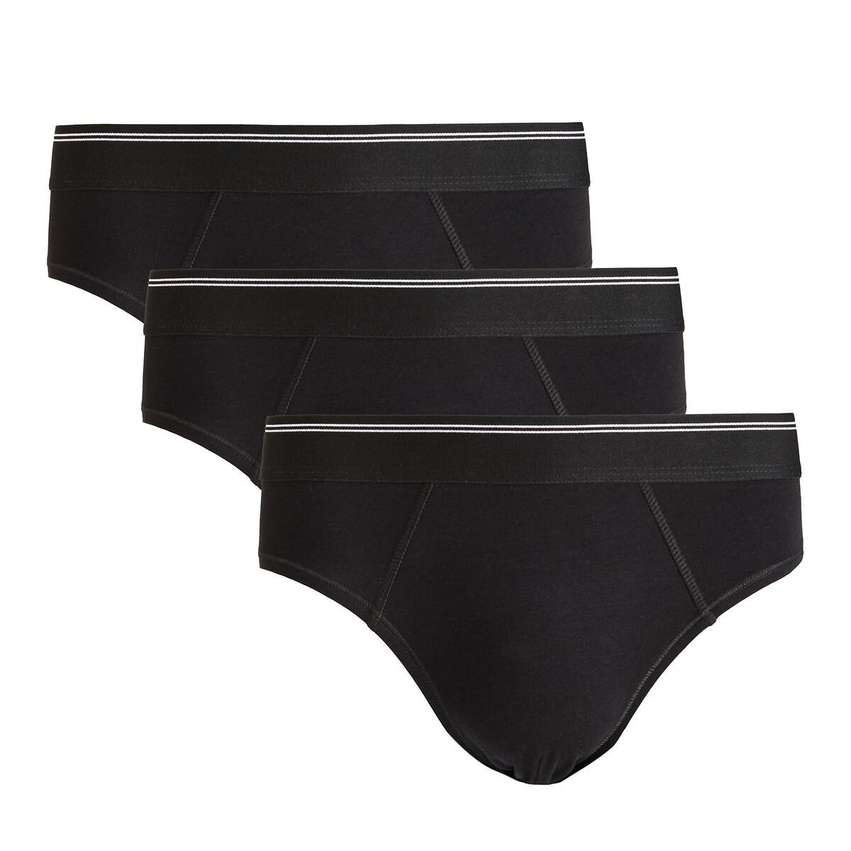 3er-pack Slips Herren Schwarz L von La Redoute Collections