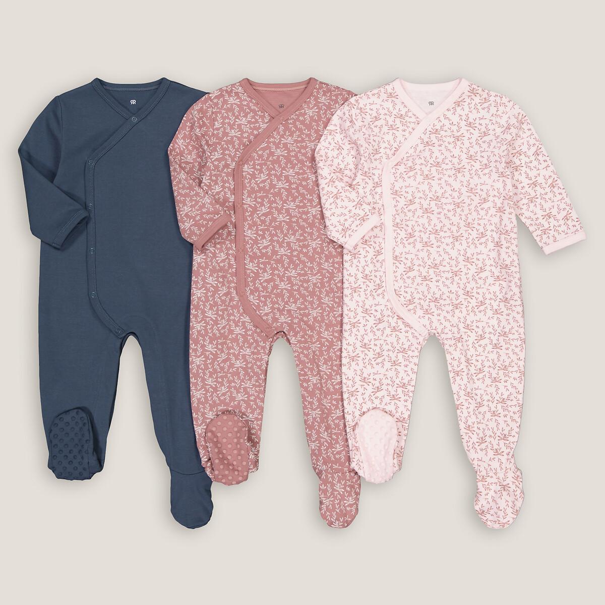 3er-pack Strampler Aus Baumwolle Unisex Blau 0-3M von La Redoute Collections