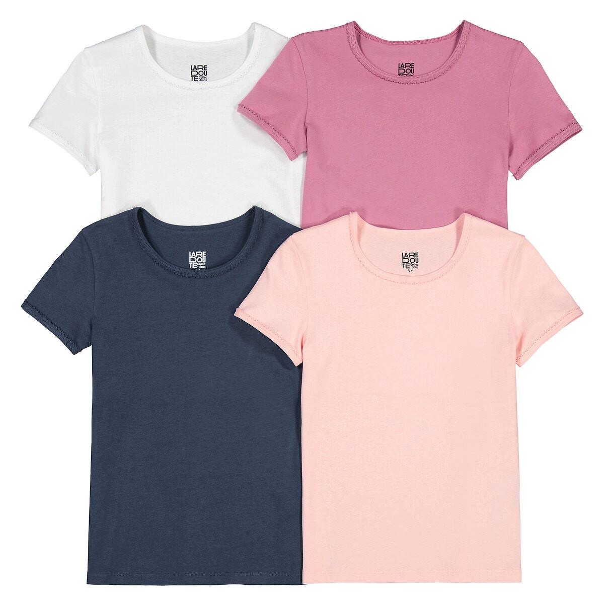 4er-pack T-shirts Mädchen Blau 5-6A von La Redoute Collections