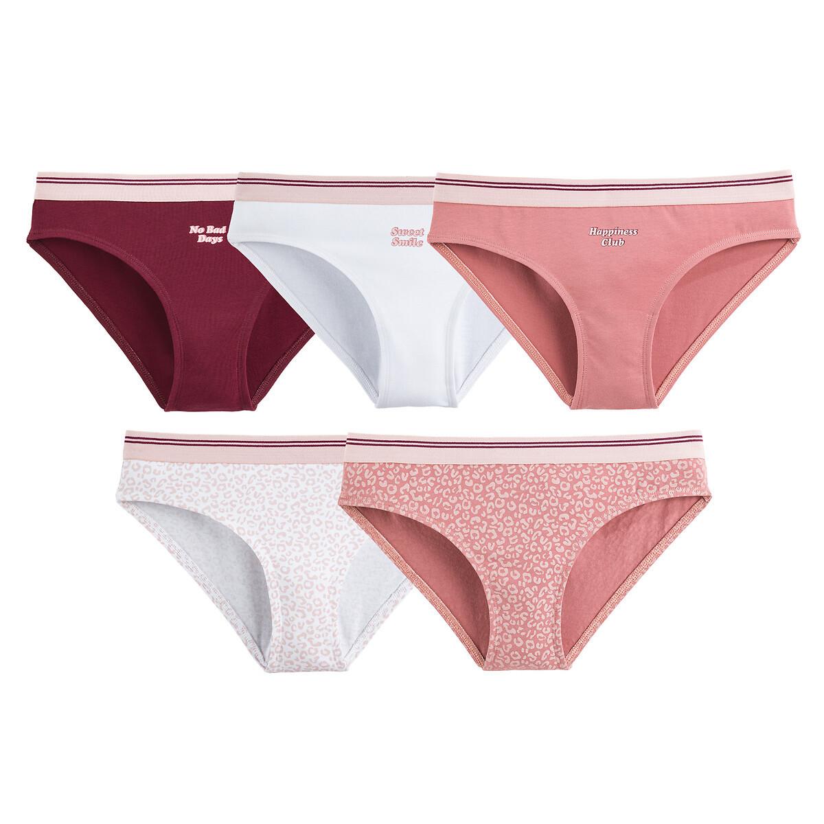 5er-pack Slips Mädchen Rosa 170 von La Redoute Collections