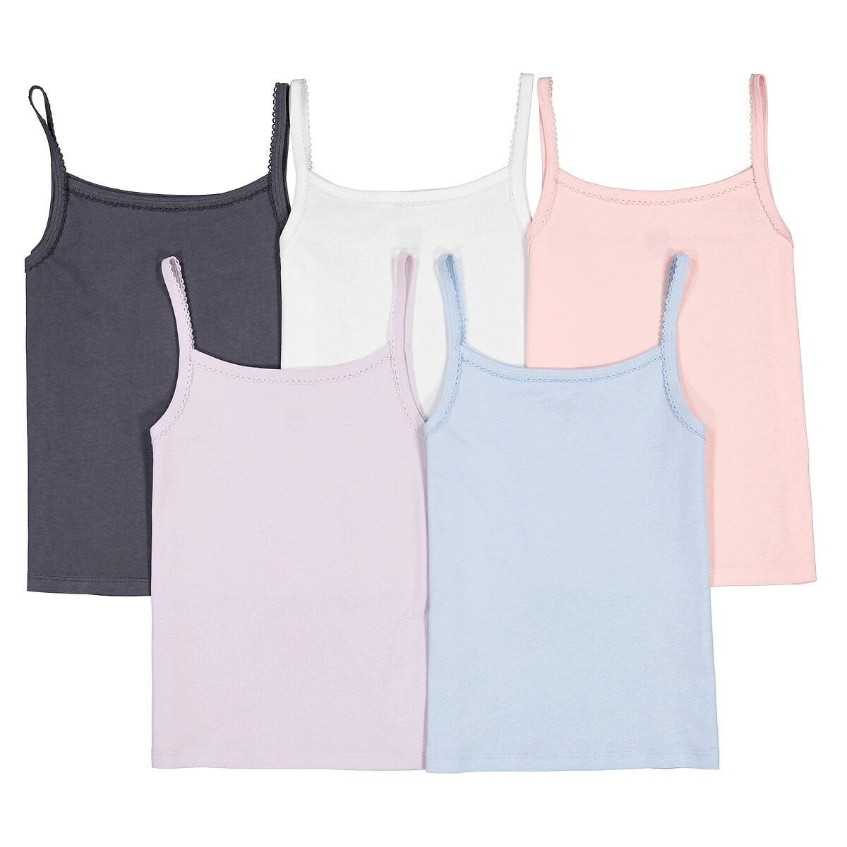 5er-pack Unterhemden Mädchen Multicolor 114 von La Redoute Collections