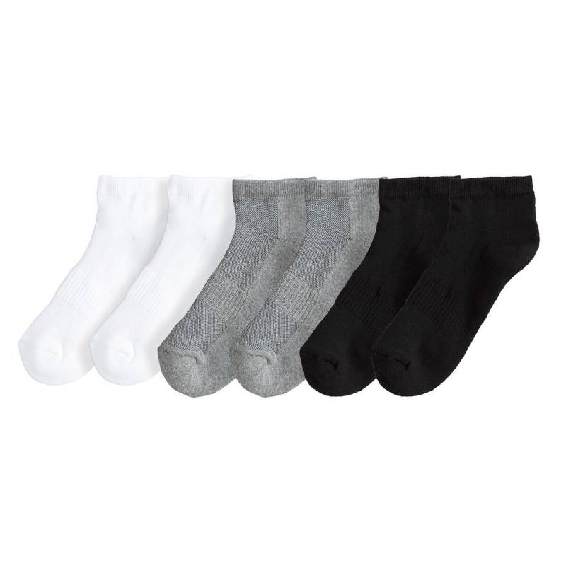 6 Paar Sneaker-socken Herren Weiss 35-38 von La Redoute Collections