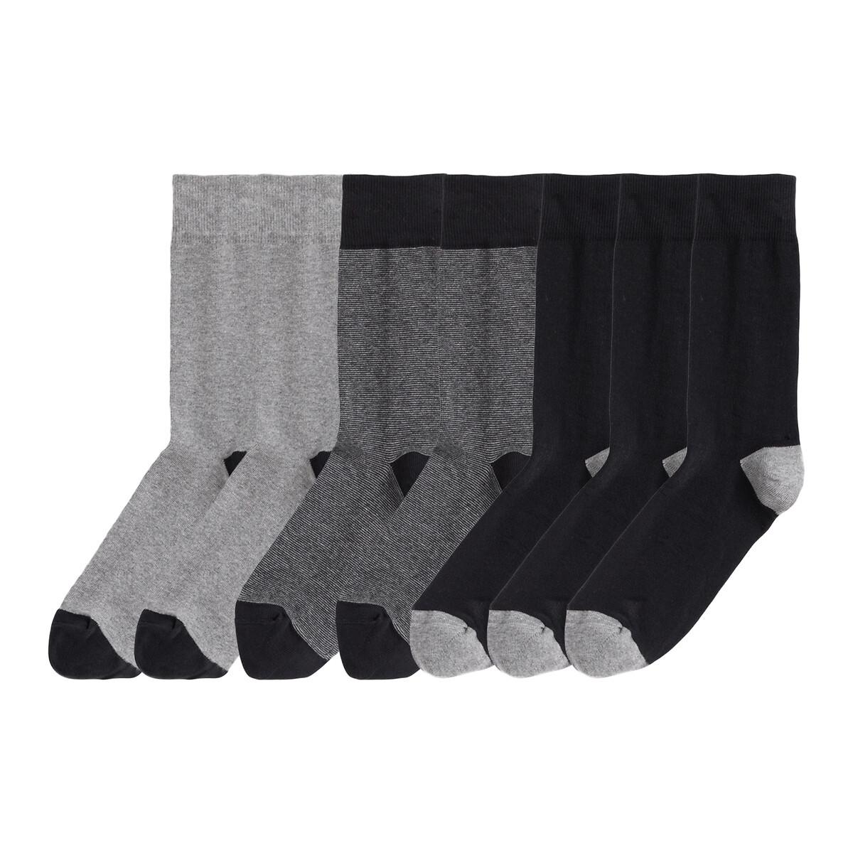 7 Paar Socken Herren Blau 35-38 von La Redoute Collections