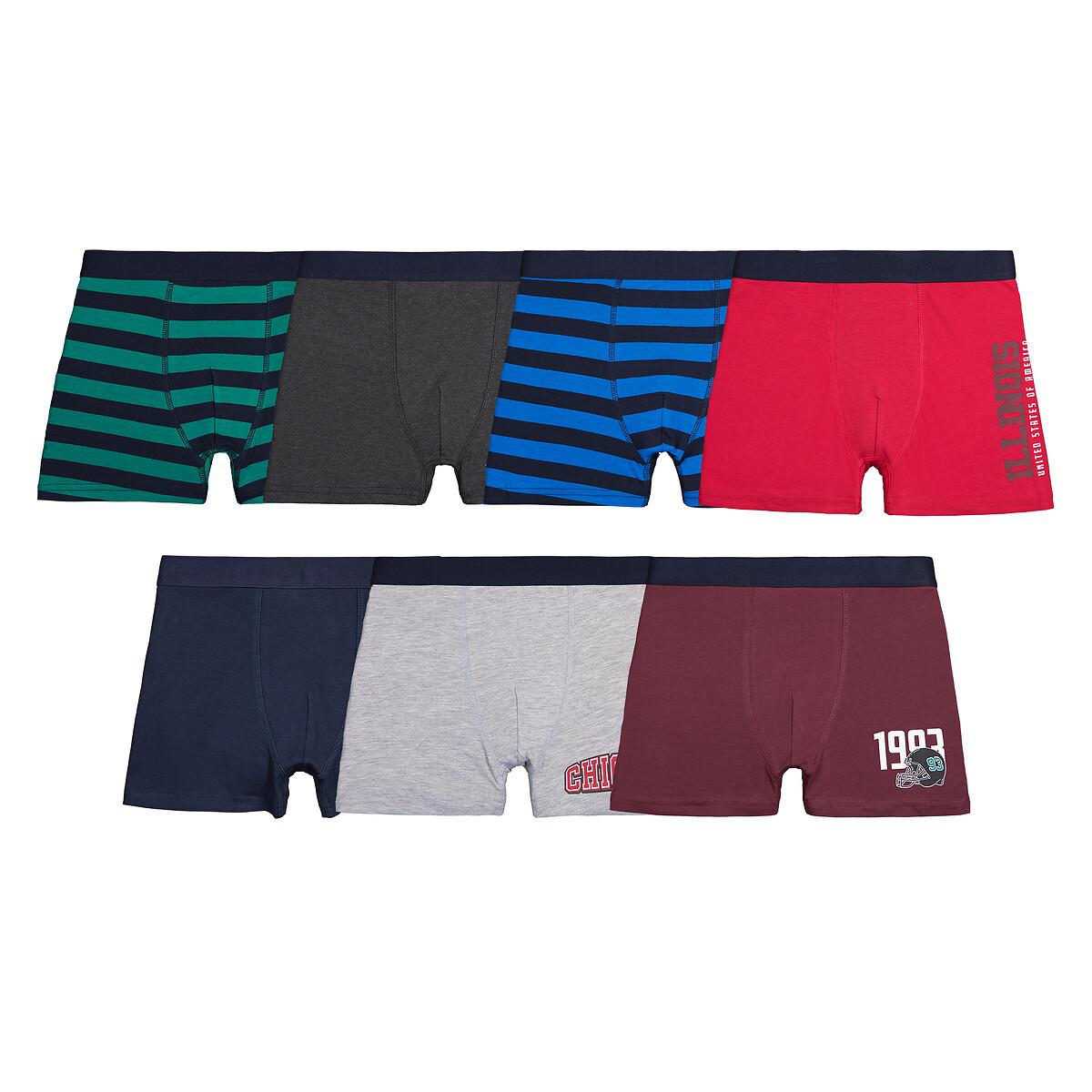 7er-pack Boxershorts Jungen Multicolor 170/176 von La Redoute Collections