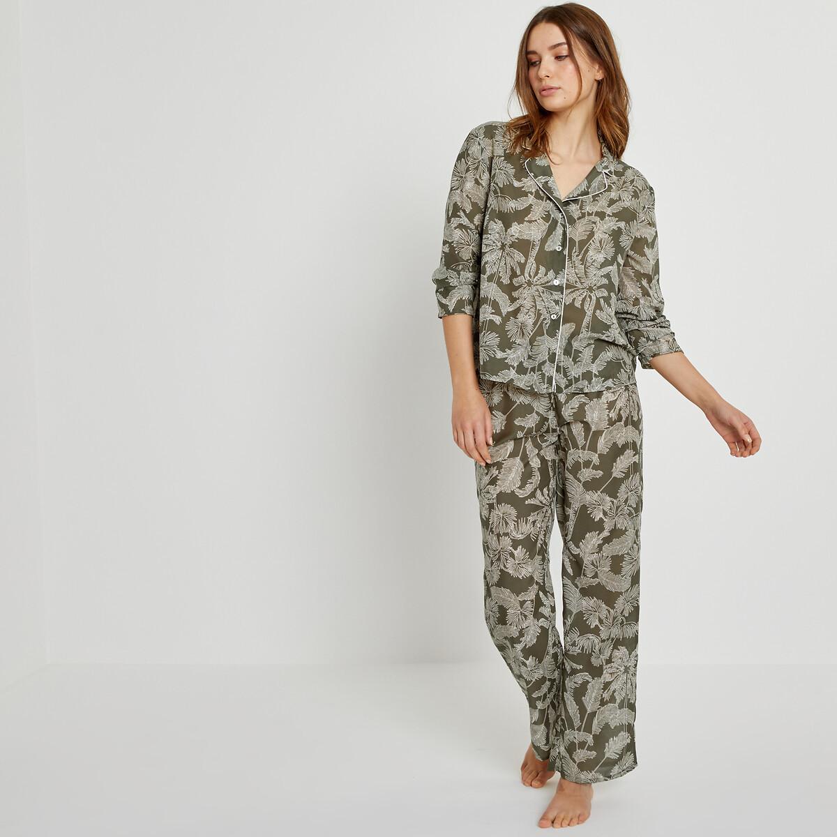 Bedruckter Pyjama Im Retro-stil Damen Weiss Bedruckt 46 von La Redoute Collections