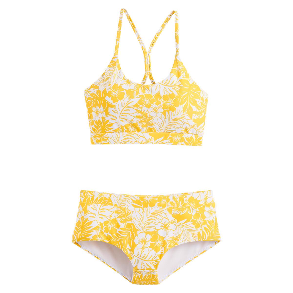 Bikini Mit Blumenmuster Mädchen Weiss Bedruckt M von La Redoute Collections