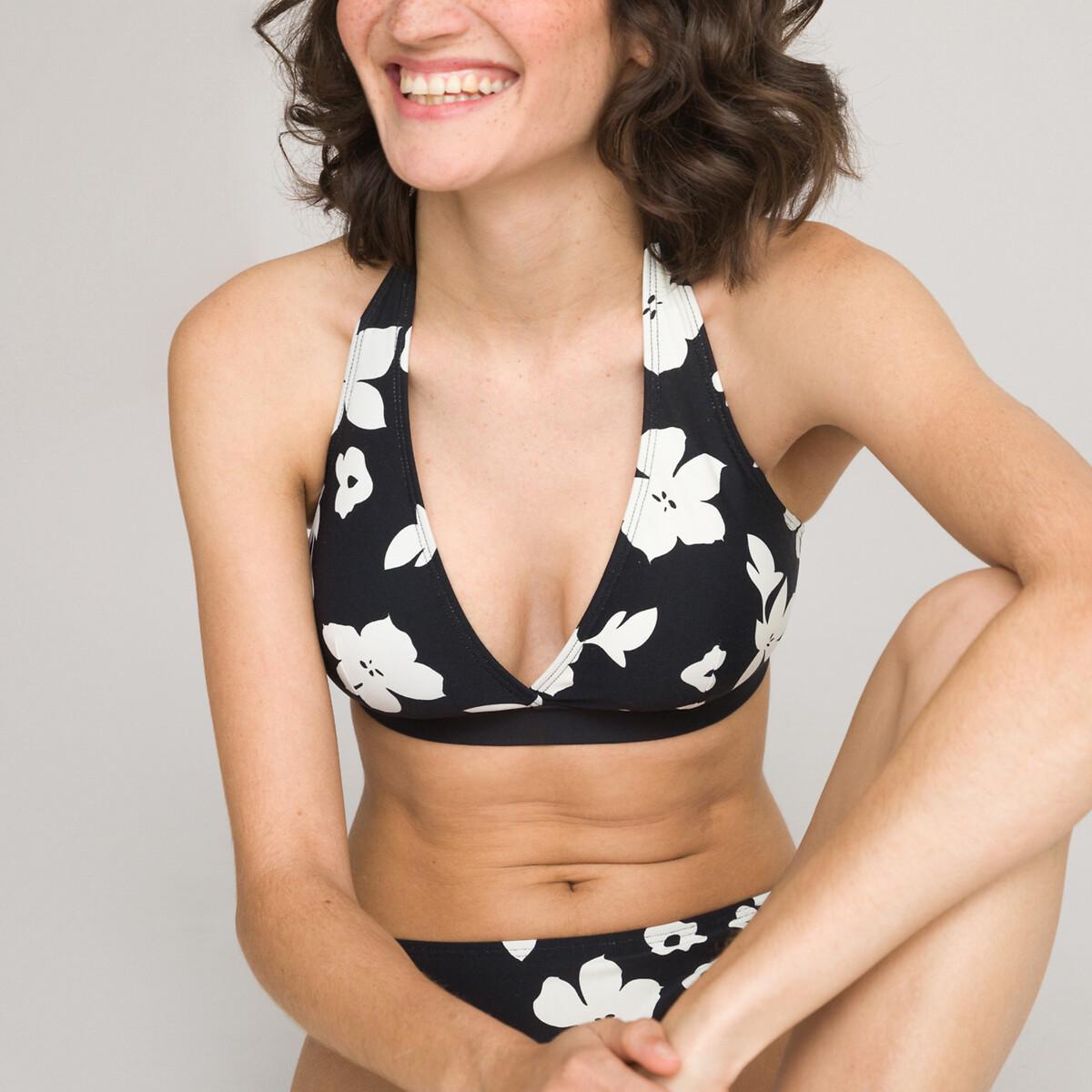 Bikini-oberteil In Foulard-form Damen Multicolor 38 von La Redoute Collections